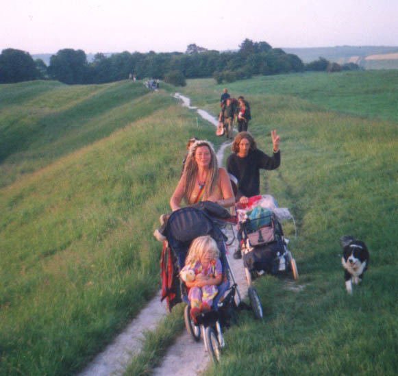 2000: walking to Stonehenge