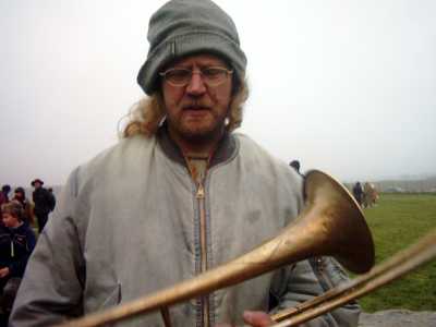 george at Stonehenge December Solstice 2004